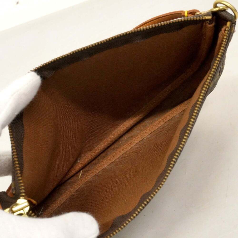 LOUIS VUITTON Brown Monogram Pochette Pouch - Picture 4 of 12
